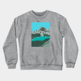 Grinnell Lake, Glacier National Park, Montana Crewneck Sweatshirt